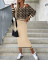 Autumn and Winter New Fashion Bat Sleeve Long Dress Wrapped Hip Set Skirt for Women