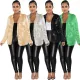 Casual sequin suit jacket