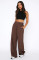 Fashion brushed casual straight pants