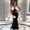 Fashion Solid Color Decal Sexy Tight Strap Trail Dress