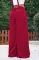 Fashionable casual wide leg two piece shoulder strap pants