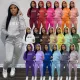 Fashion casual plush sweater two-piece set