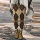 Fashion plaid printed leggings