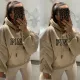 Fashion plush and thick sweater loose top