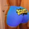 Sexy tight shorts with printed shorts and yoga pants