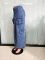Fashionable high waisted front slit denim skirt