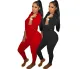 Spring style pullover long sleeved pants set