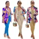 Casual fashion printed suit jacket