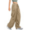 Solid color drawstring casual loose fitting sportswear pants
