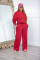 European and American women's sweater set, thickened casual two-piece set