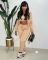 Fashionable plush sweater with hood for sports and leisure (three piece set)