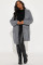 Fashion knitwear cardigan fur coat jacket
