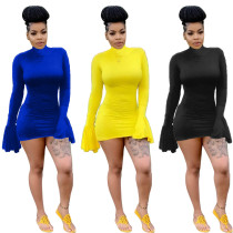 Sexy Flare Sleeves Dress