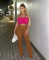 Sexy and fashionable back zippered straight pants