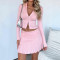 Fashion and sexy pleated skirt short skirt set