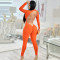 Fashionable and Sexy Spicy Girls' Backless Tight Jumpsuit