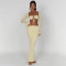 Sexy and trendy versatile slim fit wrap hip skirt