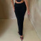 Sexy and trendy versatile slim fit wrap hip skirt