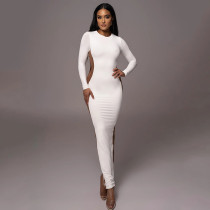 Fashion Hot Selling Sexy Spicy Girl Split Dress