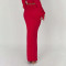 Sexy and trendy versatile slim fit wrap hip skirt
