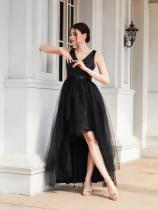 Fashion Sleeveless Strap Dress Large Dress