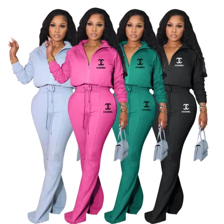 Fashion casual sportswear two-piece set
