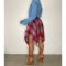 Fashionable Irregular Plaid Large Halfskirt
