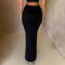 Sexy and trendy versatile slim fit wrap hip skirt