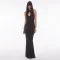 Sexy Strap Open Back Long Hooded Panel Dress