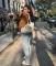 Fashion contrasting casual baseball jacket