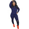 Fashion Large Casual Solid Burnt Sports Set