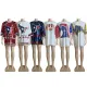 Fashion trend elegant short sleeved loose fitting jersey dress