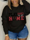 Fashion and personalized printed top casual sportswear