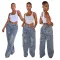 Fashion straight denim pants