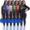 Sexy Open Umbilical Round Neck Loose Short Jacket Embroidered Jacket