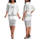 Sexy and fashionable round neck women's dress