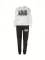 Fashion oversized hoodie casual printed sports set