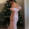 Sexy Waist Wrapped Ruffle Strap Dress