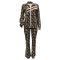 Fashion digital printing trend sports two-piece set