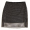 Fashionable diamond mesh half length short skirt