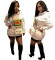 Fashion oversized hooded pure cotton sweater
