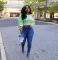 Casual fashion sexy single piece top and sweater fabric