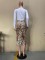 Fashion casual leopard print skirt