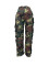 Fashionable and cute leopard print camouflage double tassel wide leg pants