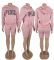 Fashion sports casual hoodie+jogging shorts two-piece set