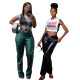 Fashion 3D Pocket Pants Deep V Stretch Pants