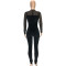 Fashion Perspective Sexy Slim Fit Long Sleeve Pants Jumpsuit
