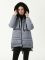 Casual Fashion Hooded Mid length Cotton Coat