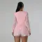Women's fashion long sleeved hot diamond jumpsuit shorts with slim fit