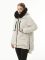 Casual Fashion Hooded Mid length Cotton Coat
